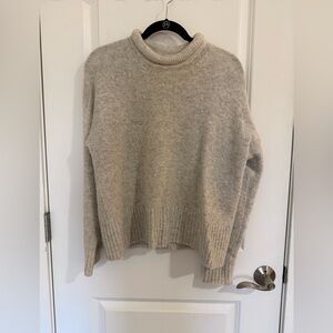 Madewell grey rollneck Sweater